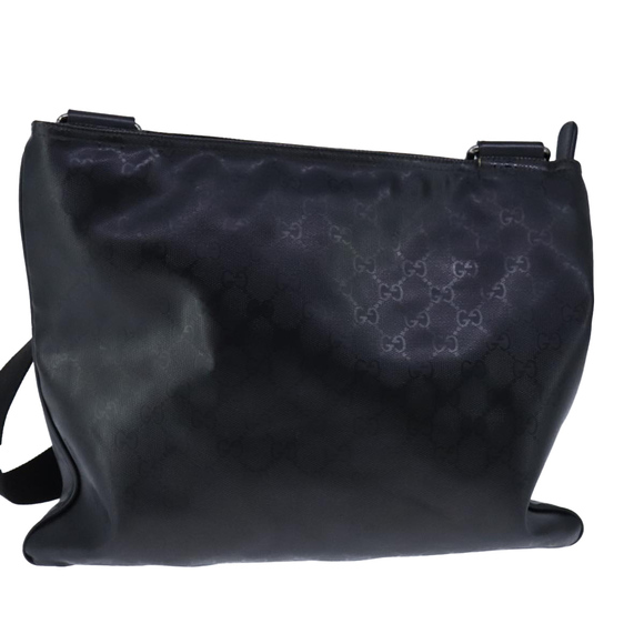 GUCCI GG implementation Shoulder Bag Silver Black 201446 Auth yk16256 - Picture 2 of 16